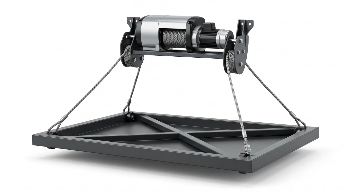 Motorized Smart Attic Storage Lift System