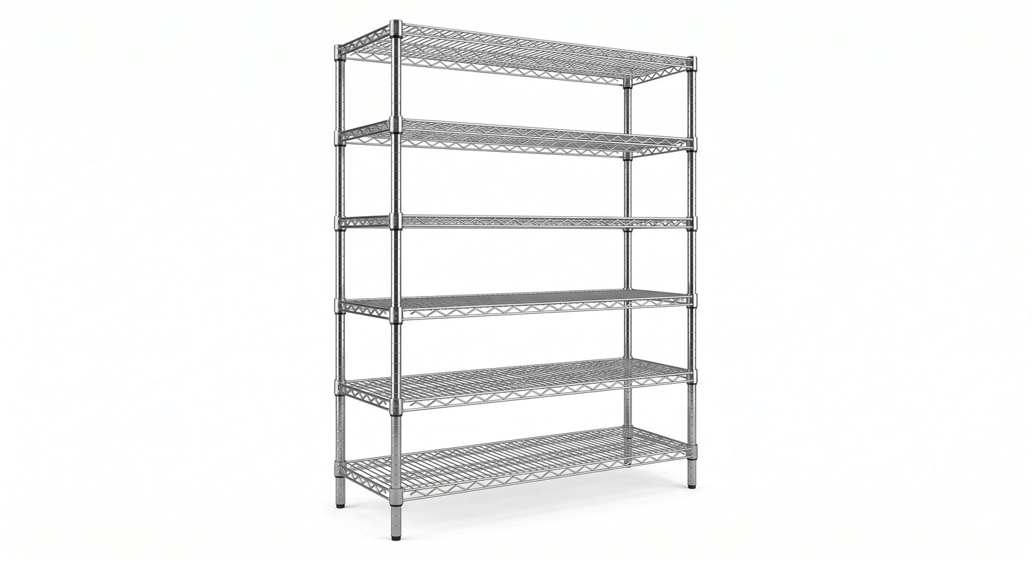Premier NSF-Certified 6-Tier Wire Shelving Unit