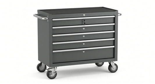 VertexPro Rolling Service Cart with Secure Storage