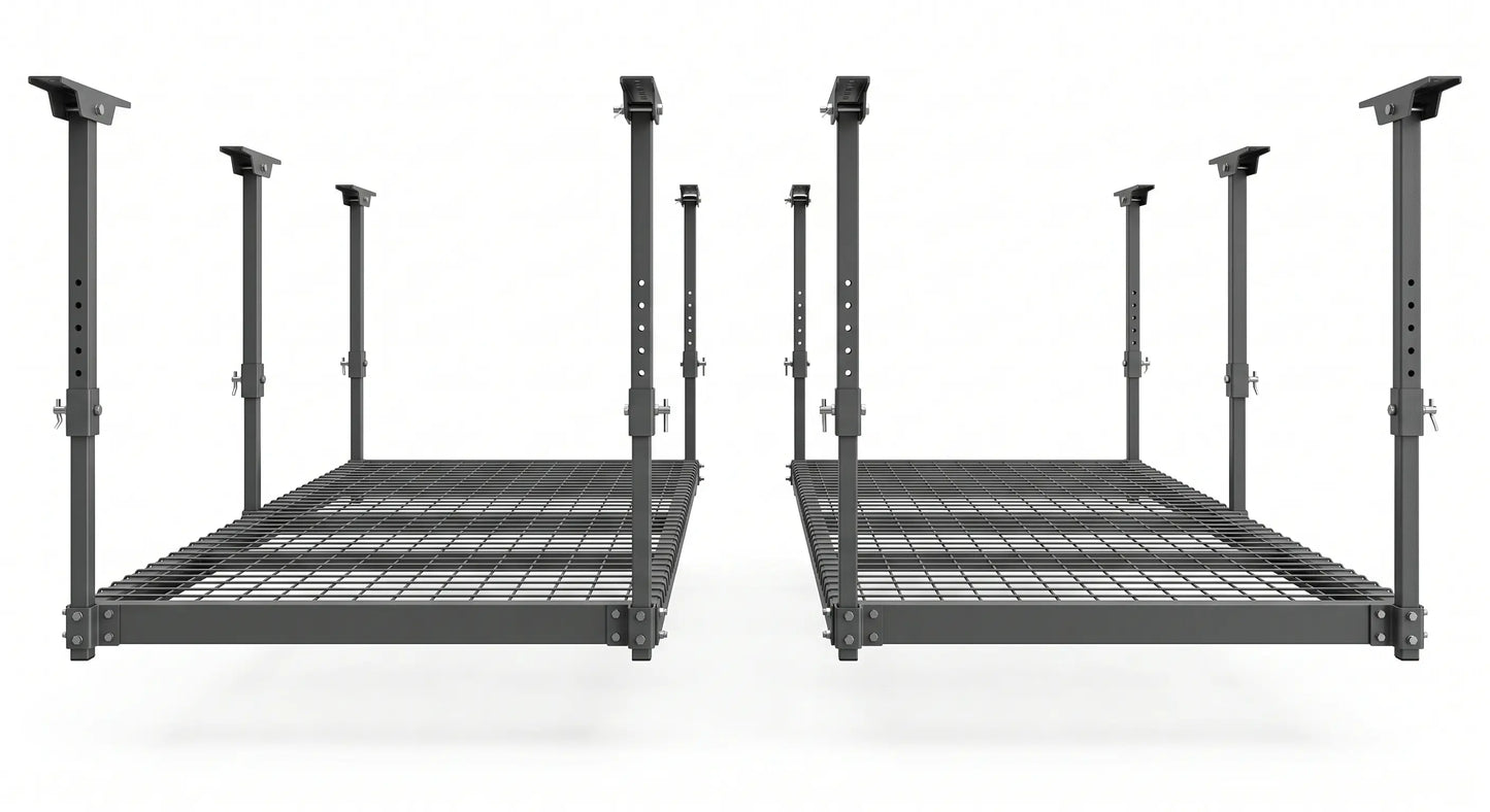 Stratos Heavy-Duty 4x8 Overhead Ceiling Storage Rack (2-Pack)