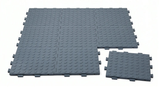 Commercial-Grade Interlocking Floor Tiles (400 sq ft)