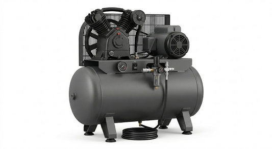 Pro-Series 60-Gallon V-Twin Industrial Horizontal Air Compressor